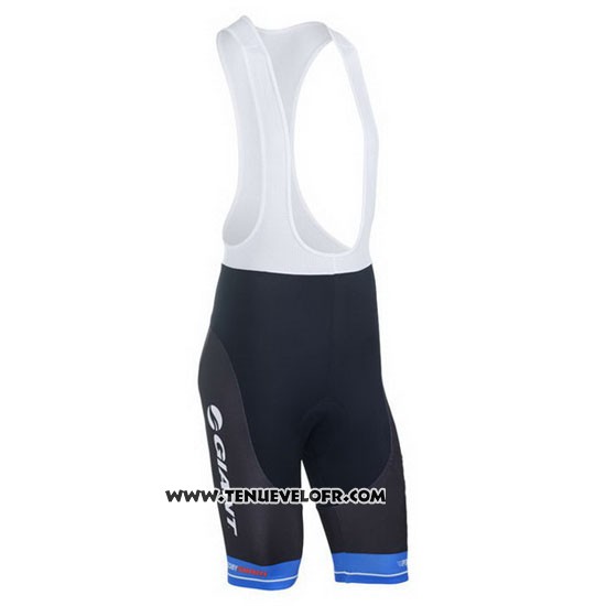 2013 Maillot Ciclismo Giant Noir et Bleu Manches Courtes et Cuissard