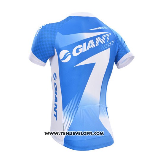 2014 Maillot Ciclismo Giant Azur Manches Courtes et Cuissard