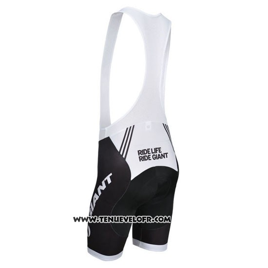 2014 Maillot Ciclismo Giant Blanc et Noir Manches Courtes et Cuissard
