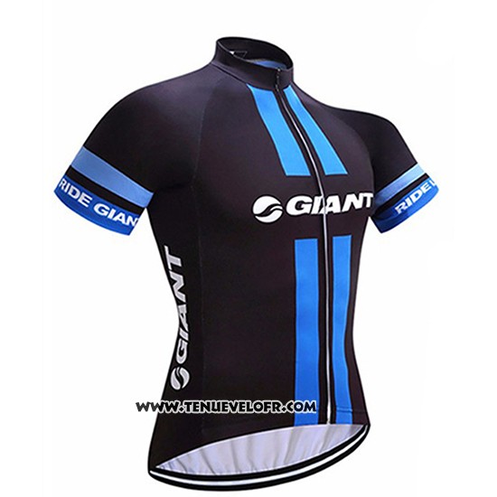 2017 Maillot Ciclismo Giant Noir Manches Courtes et Cuissard