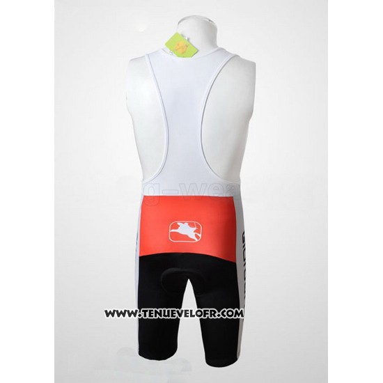 2010 Maillot Ciclismo Giordana Blanc et Noir Manches Courtes et Cuissard