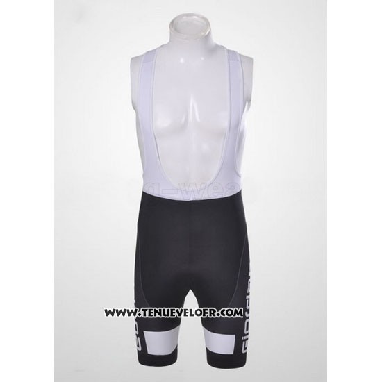 2011 Maillot Ciclismo Giordana Blanc Noir Manches Courtes et Cuissard
