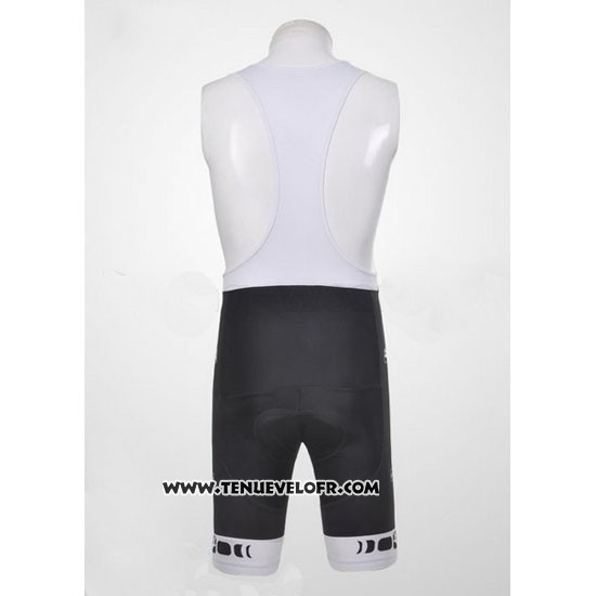 2011 Maillot Ciclismo Giordana Blanc et Noir Manches Courtes et Cuissard