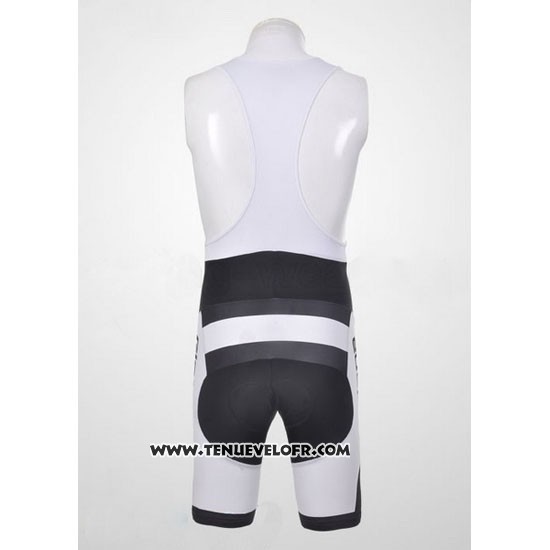 2011 Maillot Ciclismo Giordana Noir Blanc Manches Courtes et Cuissard