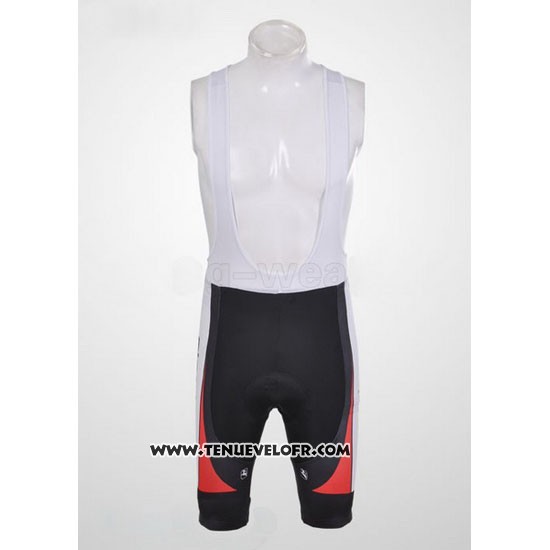 2012 Maillot Ciclismo Giordana Blanc et Noir Manches Courtes et Cuissard