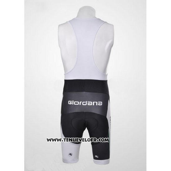 2012 Maillot Ciclismo Giordana Vert et Noir Manches Courtes et Cuissard