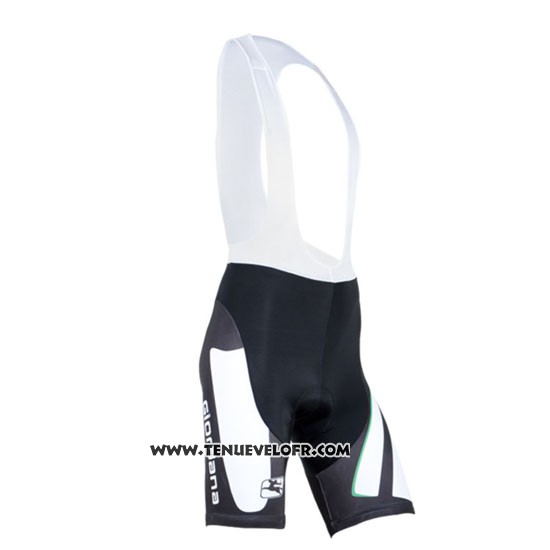 2014 Maillot Ciclismo Giordana Noir et Blanc Manches Courtes et Cuissard
