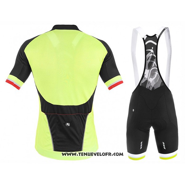 2017 Maillot Ciclismo Giordana Jaune Manches Courtes et Cuissard