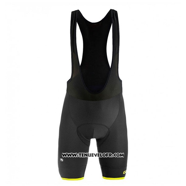 2017 Maillot Ciclismo Giordana Sahara Noir Manches Courtes et Cuissard
