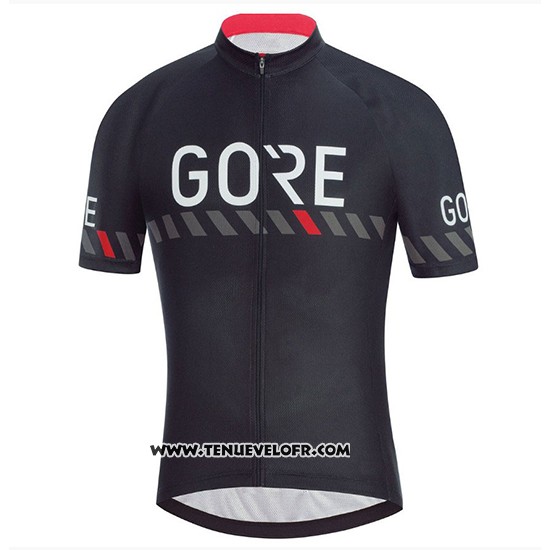 2018 Maillot Ciclismo Gore C3 Noir Manches Courtes et Cuissard