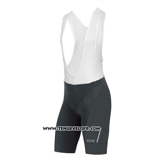 2018 Maillot Ciclismo Gore C7 Cc Noir et Rouge Manches Courtes et Cuissard