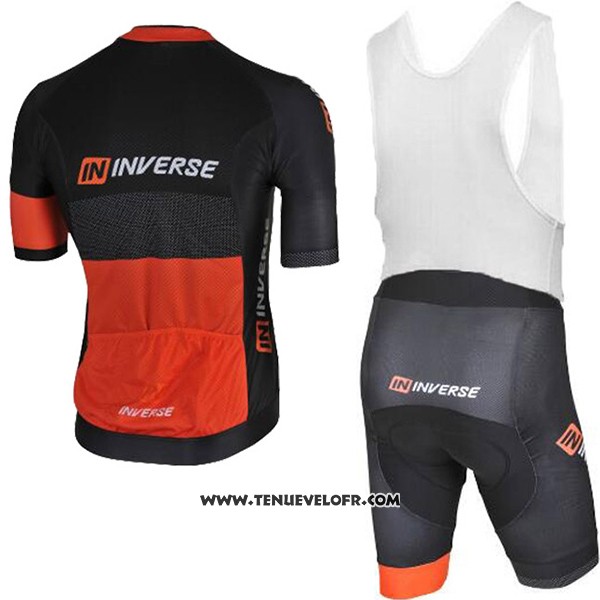 2017 Maillot Ciclismo Inverse Noir Manches Courtes et Cuissard