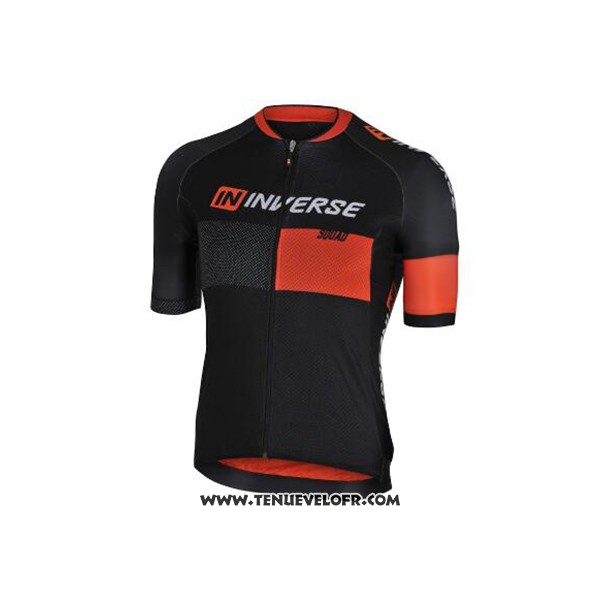 2017 Maillot Ciclismo Inverse Noir Manches Courtes et Cuissard