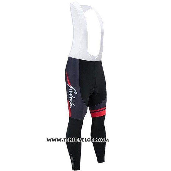 2020 Maillot Ciclismo Kuota Noir Rouge Manches Longues et Cuissard