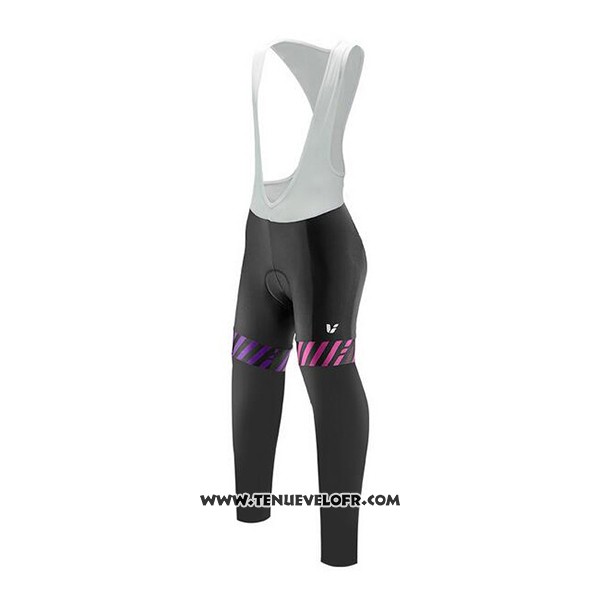 2017 Maillot Ciclismo Liv Blanc Manches Longues et Cuissard