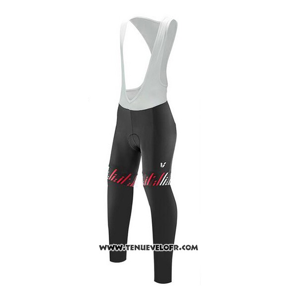 2017 Maillot Ciclismo Liv Rouge Manches Longues et Cuissard
