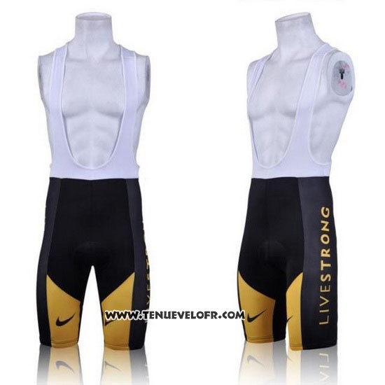 2011 Maillot Ciclismo Livestrong Jaune Manches Courtes et Cuissard