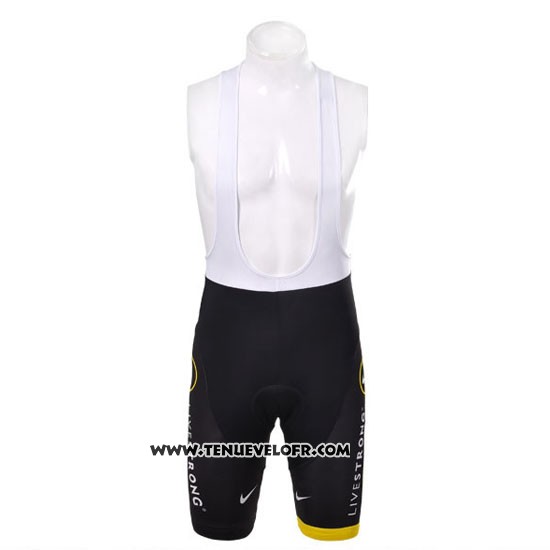 2012 Maillot Ciclismo Livestrong Noir Manches Courtes et Cuissard