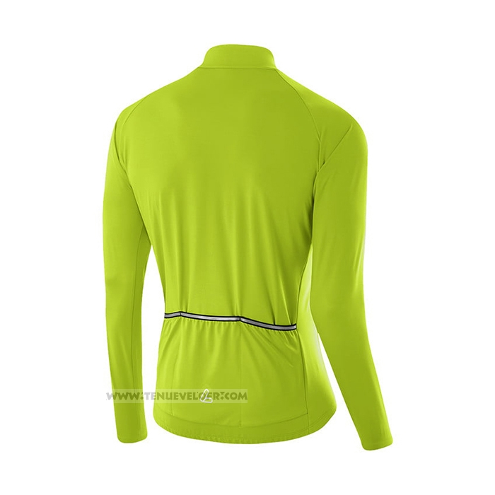 2021 Maillot Cyclisme Loffler Vert Manches Longues et Cuissard