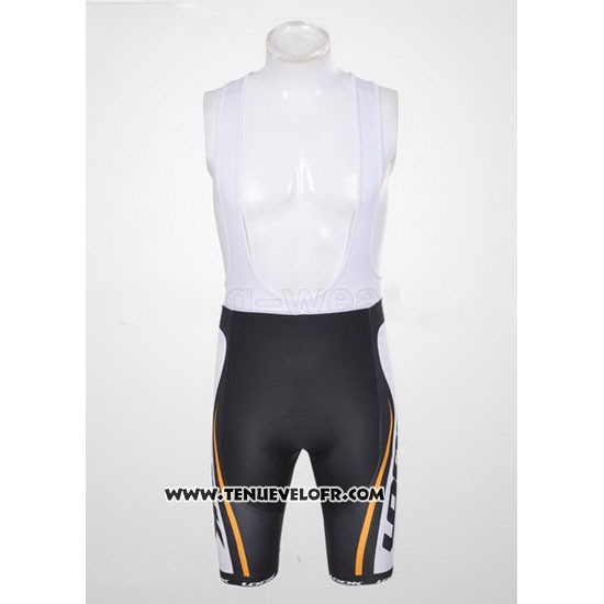 2011 Maillot Ciclismo Look Noir et Blanc Manches Courtes et Cuissard