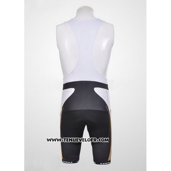 2011 Maillot Ciclismo Look Noir et Blanc Manches Courtes et Cuissard