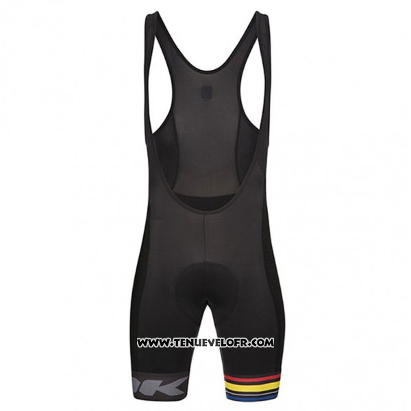2017 Maillot Ciclismo Look Aero Carrera Noir et Jaune Manches Courtes et Cuissard