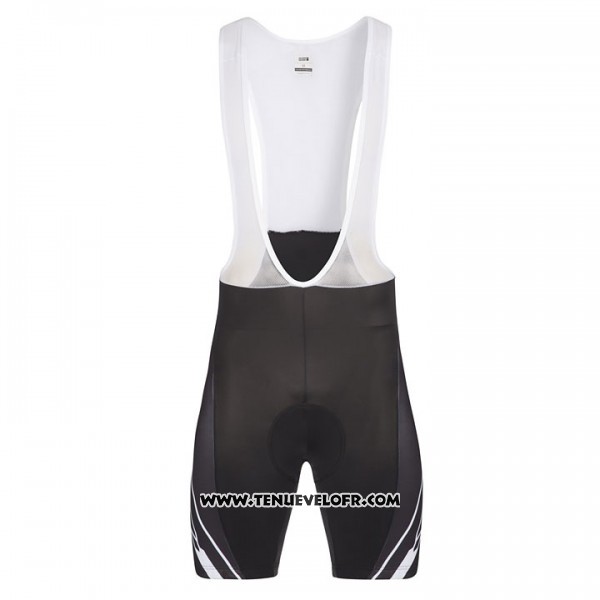 2017 Maillot Ciclismo Look Pro Equipo Noir et Blanc Manches Courtes et Cuissard