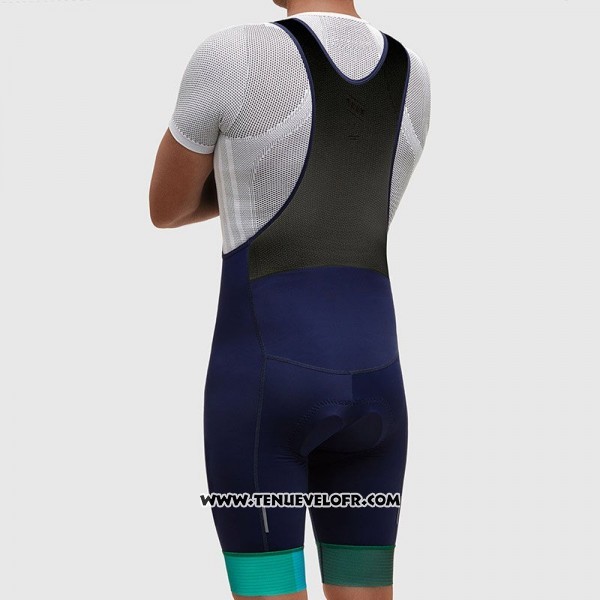 2017 Maillot Ciclismo MAAP Bleu et Azur Manches Courtes et Cuissard