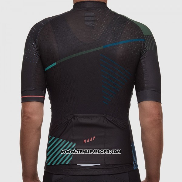 2017 Maillot Ciclismo MAAP Noir Manches Courtes et Cuissard