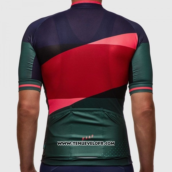 2017 Maillot Ciclismo MAAP Rouge Manches Courtes et Cuissard