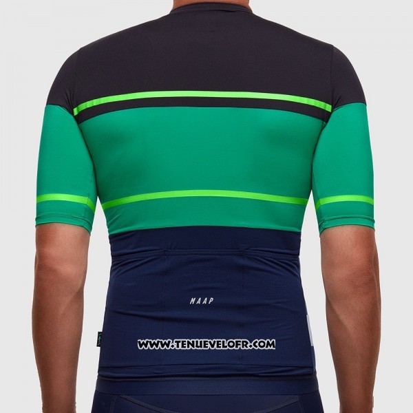 2017 Maillot Ciclismo MAAP Segment Pro Noir et Vert Manches Courtes et Cuissard