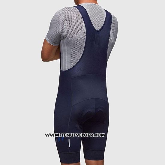 2019 Maillot Ciclismo MAAP Aether Fonce Bleu Manches Courtes et Cuissard