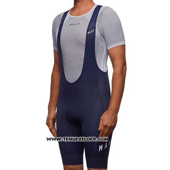 2019 Maillot Ciclismo MAAP Flag Noir Blanc Noir Manches Courtes et Cuissard