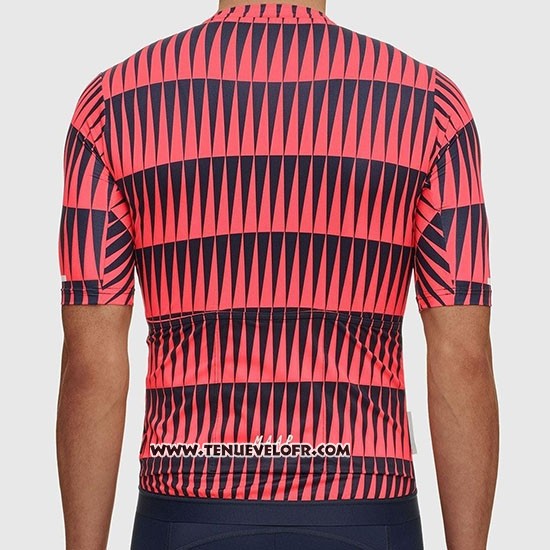 2019 Maillot Ciclismo MAAP Rouge Noir Manches Courtes et Cuissard