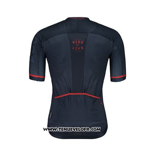 2018 Maillot Ciclismo Maloja Pushbikersm Noir Manches Courtes et Cuissard