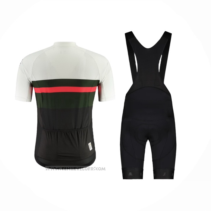 2024 Maillot Cyclisme Maloja Noir Blanc Manches Courtes Et Cuissard