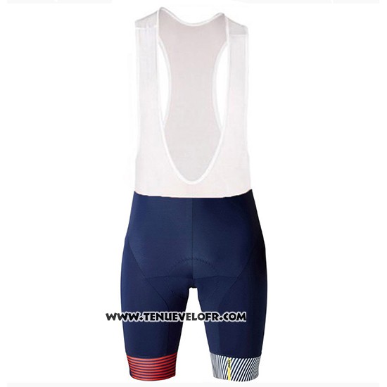 2018 Maillot Ciclismo Mavic Cosmic LTD Fonce Bleu Manches Courtes et Cuissard