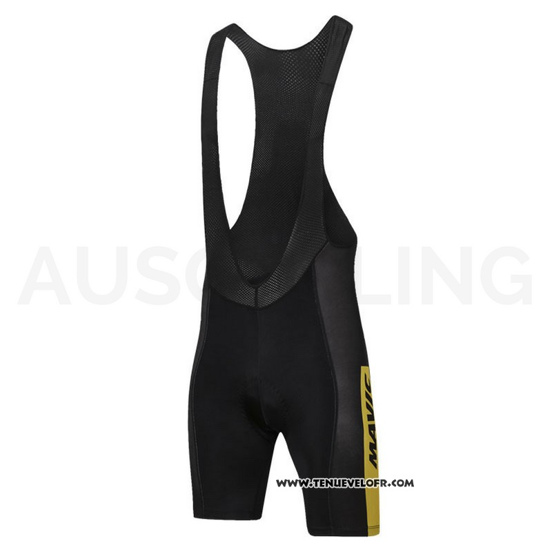 2018 Maillot Ciclismo Mavic Noir Manches Courtes et Cuissard