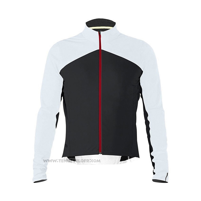 2021 Maillot Cyclisme Mavic Blanc Manches Longues et Cuissard