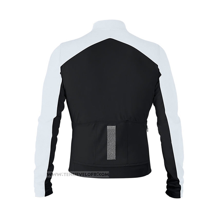 2021 Maillot Cyclisme Mavic Blanc Manches Longues et Cuissard