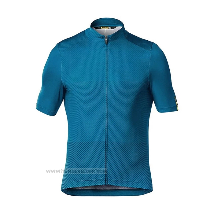 2021 Maillot Cyclisme Mavic Bleu Manches Courtes et Cuissard