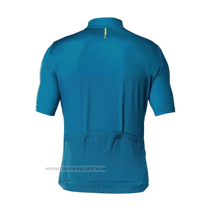 2021 Maillot Cyclisme Mavic Bleu Manches Courtes et Cuissard