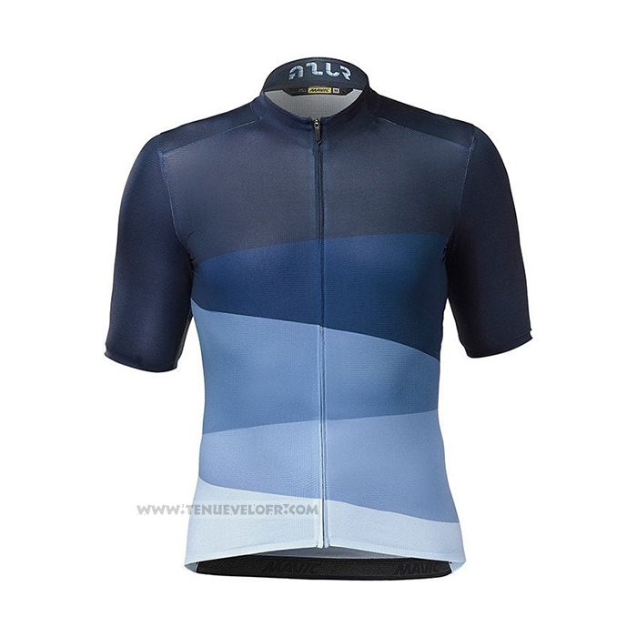 2021 Maillot Cyclisme Mavic Bleu Manches Courtes et Cuissard