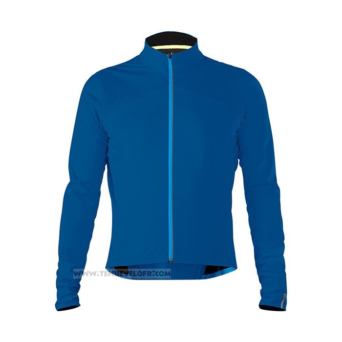 2021 Maillot Cyclisme Mavic Bleu Manches Longues et Cuissard