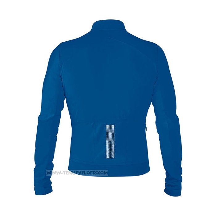 2021 Maillot Cyclisme Mavic Bleu Manches Longues et Cuissard