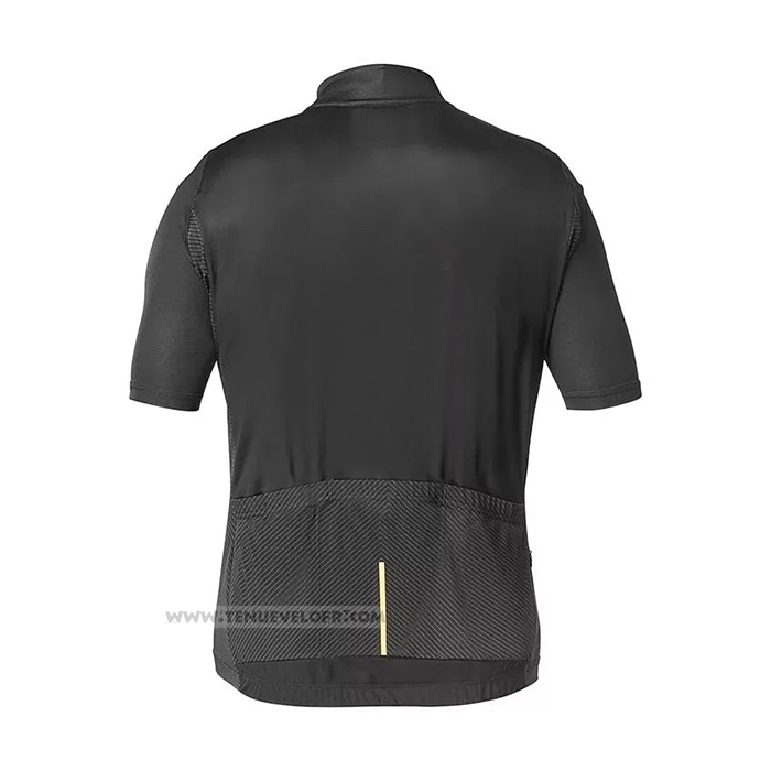 2021 Maillot Cyclisme Mavic Noir Manches Courtes et Cuissard