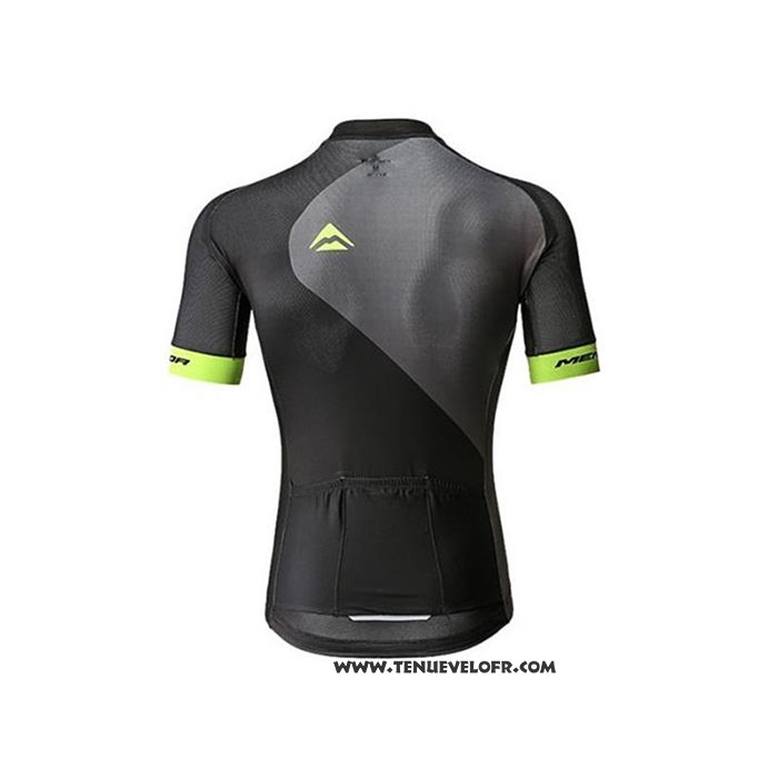 2020 Maillot Ciclismo Merida Jaune Noir Manches Courtes et Cuissard