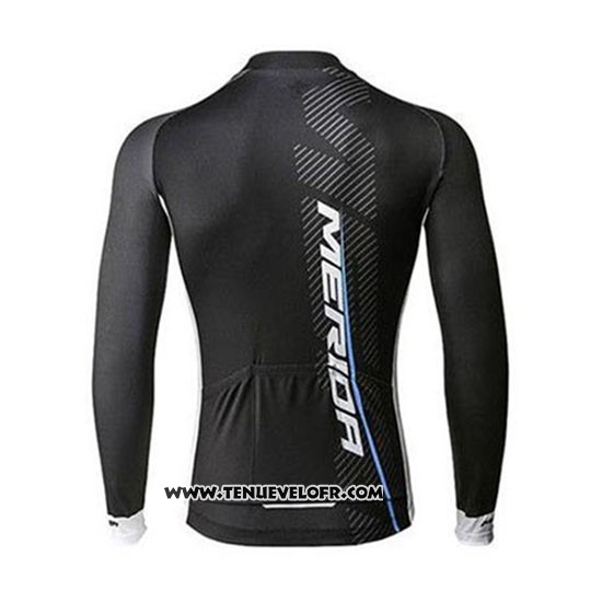 2020 Maillot Ciclismo Merida Noir Manches Longues et Cuissard