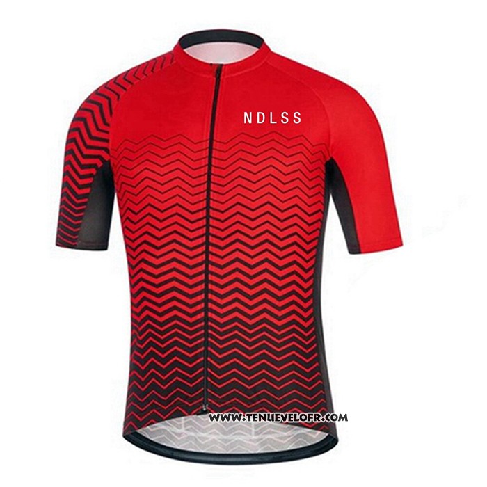 2020 Maillot Ciclismo NDLSS Rouge Manches Courtes et Cuissard