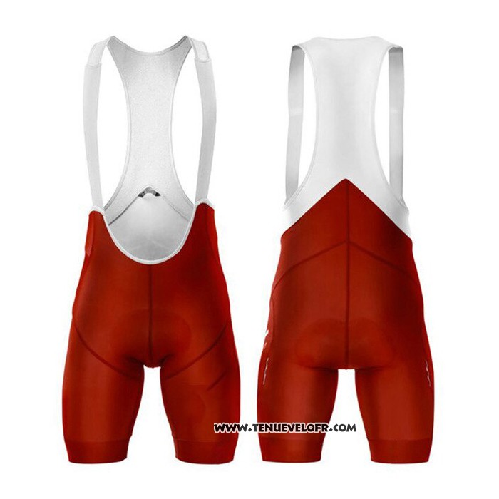 2020 Maillot Ciclismo NDLSS Rouge Manches Courtes et Cuissard